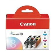 Tusz Canon Oryginał CLI8 do iP-4200/4300/5200, MP-500/600/800 (0621B029 / 0621B026) Color(CMY)