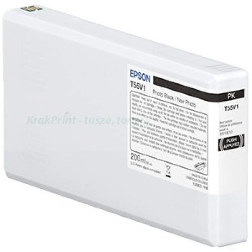 Tusz Epson do SureColor SC-P5300 | 200ml (C13T55W100) PhotoBlack