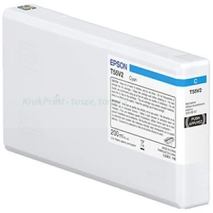 Tusz Epson do SureColor SC-P5300 | 200ml (C13T55W200) Cyan