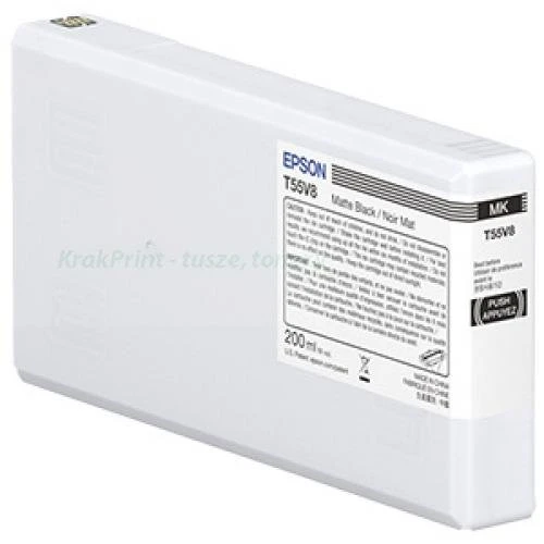 Tusz Epson do SureColor SC-P5300 | 200ml (C13T55W800) MatteBlack