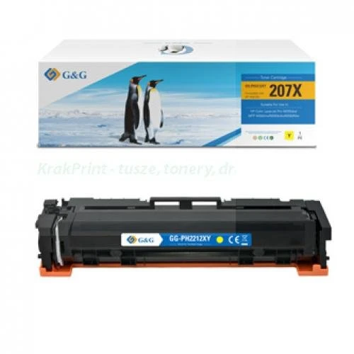 Toner Zamiennik do do HP M255dw Nr.207X | 2450str. (W2212X) Yellow