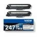 Toner dwupak Brother do DCP-L3500 | 2x3000str. (TN-247BK) Black
