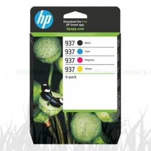 Zestaw tuszy 4-pak do HP Nr.937 | 800/1450s (6C400NE) CMYK