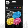 Zestaw tuszy 4-pak do HP Nr.937 | 800/1450s (6C400NE) CMYK