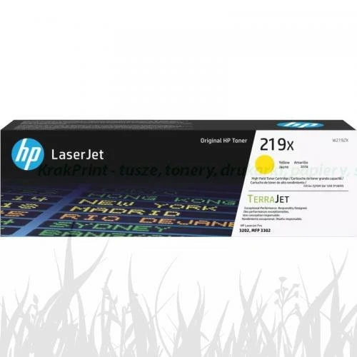 Toner HP Nr.219X do HP 3302fdwg , 3202dw... | 2,5tys. (W2192X) Yellow