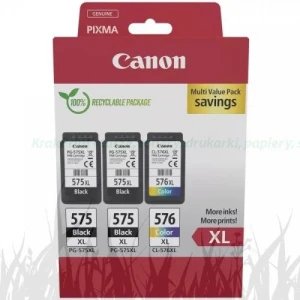 Zestaw tuszy Canon PG-575XLx2/CL-576XL - czarny (2 szt)/kolor (1 szt) (5437C004) Color