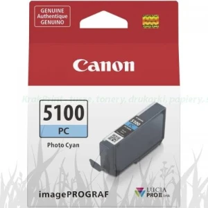 Tusz Canon PFI-5100PC do imagePROGRAF PRO-310 | 14,4ml (6956C002 / 6956C001) PhotoCyan