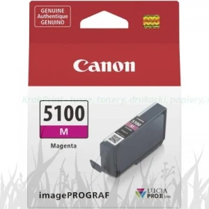 Tusz Canon PFI-5100M do imagePROGRAF PRO-310 | 14,4ml (6954C002 / 6954C001) Magenta