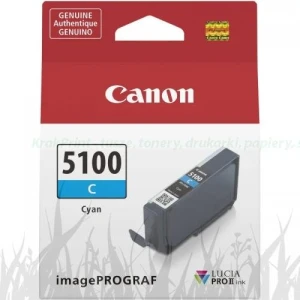Tusz Canon PFI-5100C do imagePROGRAF PRO-310 | 14,4ml (6953C002 / 6953C001) Cyan