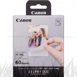 Zestaw atramentu i papieru Canon XC-60L 54 x 85 mm (60 odbitek) (6756C001)