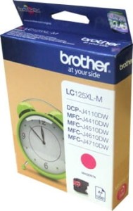 Tusz Brother do MFCJ4510DW/4610DW/4710DW | 1 200 str. (LC-125XLM) Magenta
