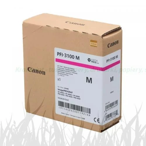 Tusz Canon PFI-3100M do GP-2600S, PRO-4600... | 160ml (CF6424C001AA) Magenta