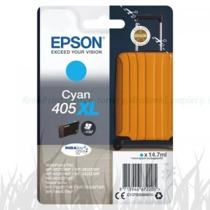 Tusz Epson Nr.405XL do WorkForce Pro WF-3820DWF, 4820DWF... | 14,7ml (C13T05H24010) Cyan