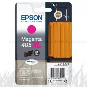 Tusz Epson Nr.405XL do WorkForce Pro WF-3820DWF, 4820DWF... | 14,7ml (C13T05H34010) Magenta