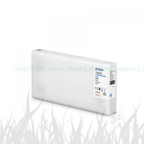 Tusz Nr. T43U2 do Epson SureLab SL-D 800 | 200ml (C13T43U240) Cyan