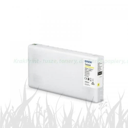 Tusz Epson Nr. T43U SureLab D 800  | 200ml (C13T43U440) Yellow