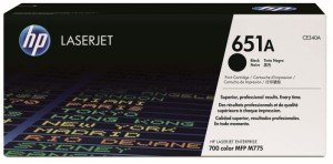 Toner HP 651A do HP LaserJet E 700 color M775 (CE340A) | 13 500 str. Black