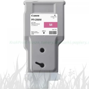 Tusz PFI-206M do Canon IPF6450... | 300ml (5305B001AA) Magenta
