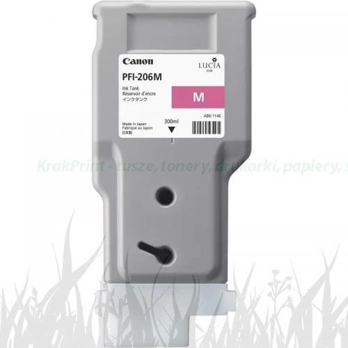 Tusz PFI-206M do Canon IPF6450... | 300ml (5305B001AA) Magenta