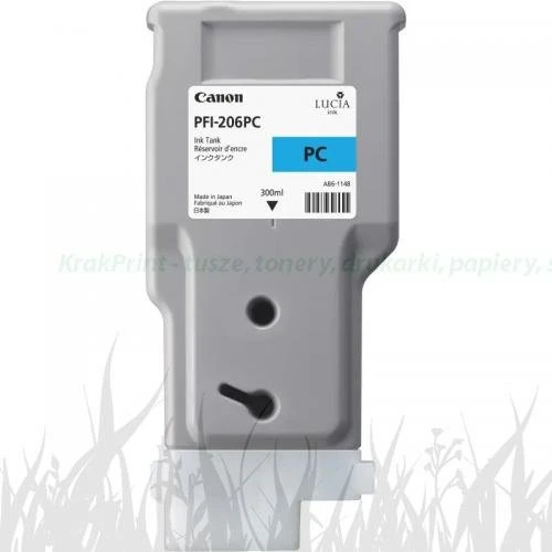 Tusz PFI-206PC do Canon IPF6450... | 300ml (5307B001AA) PhotoCyan