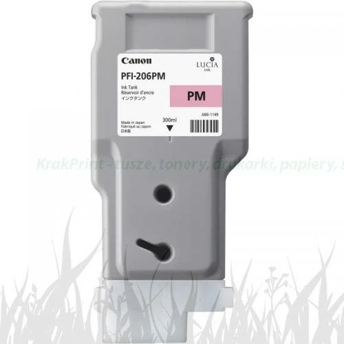 Tusz PFI-206PM do Canon IPF6450... | 300ml (5308B001AA) PhotoMagenta