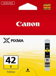 Tusz Canon Oryginał CLI-42Y (6387B001) Yellow