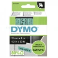 Dymo Taśma D1 standardowa Czarny nadruk na zielonym tle | 12mm x 7m (S0720590)