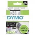 Dymo Taśma D1 standardowa Czarny nadruk na przezroczystym tle | 9mm x 7m (S0720670)