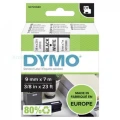 Dymo Taśma D1 standardowa Czarny nadruk na białym tle | 9mm x 7m (S0720680)