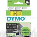 Dymo Taśma D1 standardowa Czarny nadruk na żółtym tle | 9mm x 7m (S0720730)
