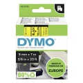 Dymo Taśma D1 standardowa Czarny nadruk na żółtym tle | 9mm x 7m (S0720730)