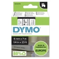 Dymo Taśma D1 standardowa Czarny nadruk na białym tle | 9mm x 7m (S0720680)