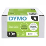 Dymo Taśma D1 standardowa Czarny nadruk na białym tle | 12mm x 7m (2093097)