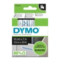 Dymo Taśma D1 standardowa Niebieski nadruk na białym tle | 12mm x 7m (S0720540)