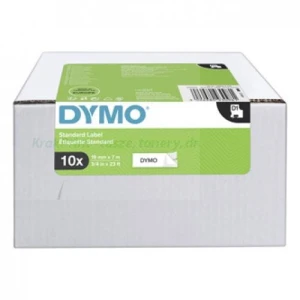 Dymo Taśma D1 standardowa Czarny nadruk na białym tle | 19mm x 7m (2093098)