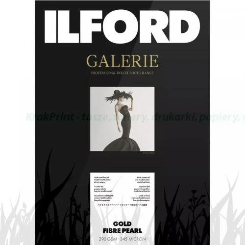 Papier barytowy fotograficzny Ilford Galerie Gold Fibre Pearl 290g - 13x18 (50 arkuszy) (2002691)