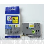 Taśma eMPe Zamiennik do Brother 12mm/8m Żółta/Czarny Nadruk (TZe-631/TZ-631)
