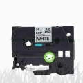 Taśma eMPe Zamiennik do  Brother 24mm/8m Biała/Czarny Nadruk  (TZe-251/TZ-251)