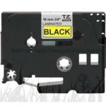 Taśma eMPe Zamiennik do Brother 18mm/8m Żółta/Czarny Nadruk (TZe-641/TZ-641)