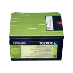 Toner Lexmark Oryginał 702XCE (70C2XCE) Cyan