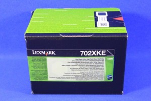 Toner Lexmark Oryginał 702XKE (70C2XKE) Black