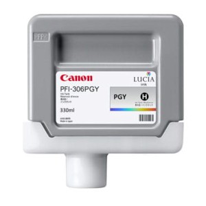 Tusz Canon Oryginał do iPF8300/8400/9400 | PFI-306PGY | 330ml (6667B001) PhotoGrey