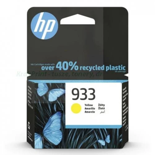 Tusz HP Officejet 6100 6700 7110 7510 7610 7612 HP 933 żółty 3,5ml (CN060AE#301)