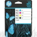 Tusz 912 CMYK HP OfficeJet 8010/8012/8013/8014/8015 8020/8023/8024/8025 4-Pack (6ZC74AE#301)
