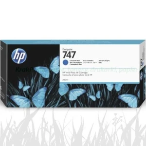 Tusz 747 HP DesignJet Z9+ Chromatic P2V85A 300 ml (P2V85A) Blue