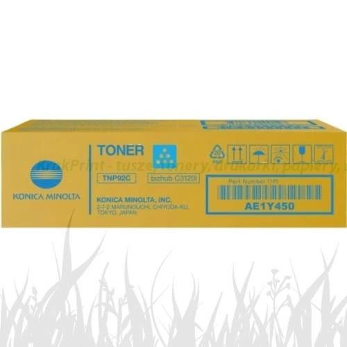Toner TNP92C AE1Y450 Minolta Bizhub C3120i 4k (AE1Y450) Cyan