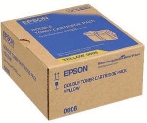 Toner Epson AcuLaser C9300 dwupak 0606 2x7,5k (C13S050606) Yellow 