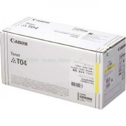 Toner T04 Canon imageRUNNER ADVANCE C475i, DX C477i C478i żółty 27,5k (2977C001)