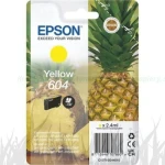 Tusz 604 do Epson XP-2200/3200/4200 WF-2910/2930/2950 żółty 2,4ml (C13T10G44010)