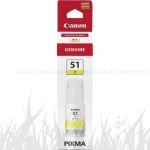 Tusz Canon Nr.GI-51Y do Pixma G1520 G2520 G3520 G2560 G3560 | 70ml (4548C001) Yellow